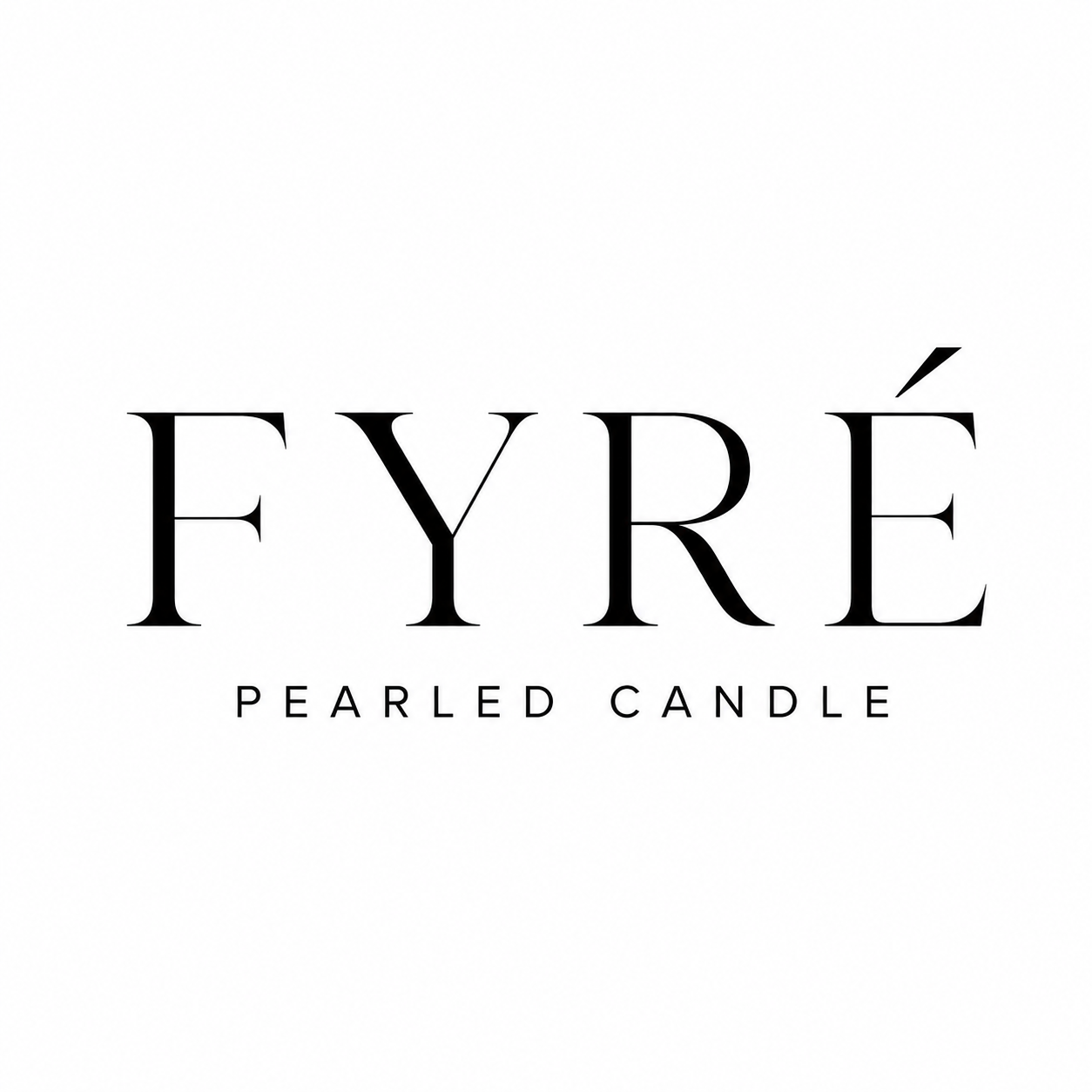 FYRÉ Pearled Candle